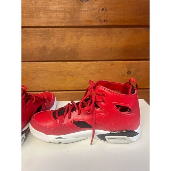 Nike  Air Jordan Flight Club 91 'Gym Red' 555472-600.Kids Sz 5Y - Picture 6 of 9